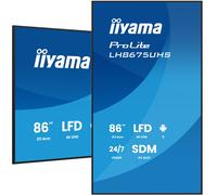 iiyama 86" 4K UHD Professional Digital Signage 24/7 display featu