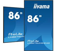 iiyama 86" 4K UHD Professional Digital Signage 24/7 display featu