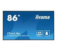 iiyama 86" 4K UHD professional digital signage display with advanced control and connectivity options