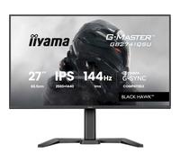 iiyama G-Master GB2741QSU-B1 27 inch 144Hz QHD Gaming Display, 1ms (MPRT) IPS LCD with Adaptive Sync & G-Sync Compatible, 2560x1440, HDMI/DP, HAS