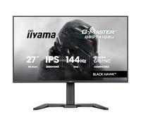 iiyama G-Master GB2741QSU-B1 27 inch 144Hz QHD Gaming Display, 1ms (MPRT) IPS LCD with Adaptive Sync & G-Sync Compatible, 2560x1440, HDMI/DP, HAS