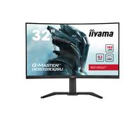 iiyama G-Master GCB3280QSU-B2 32 inch 180Hz Curved QHD Pro-Gaming Display, 0.2ms (MPRT) VA LCD with FreeSync, 2560x1440, 2 x HDMI, 1 x DisplayPort, Height Adjustable Stand