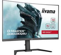 iiyama G-Master GCB3280QSU-B2 32 inch 180Hz Curved QHD Pro-Gaming Display, 0.2ms (MPRT) VA LCD with FreeSync, 2560x1440, 2 x HDMI, 1 x DisplayPort, Height Adjustable Stand