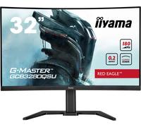 iiyama G-Master GCB3280QSU-B2 32" 180Hz Curved QHD Pro-Gaming Display, 0.2ms (MPRT) VA LCD with FreeSync, 2560x1440, 2 x HDMI, 1 x DisplayPort, Height Adjustable Stand