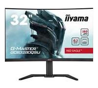 iiyama G-Master GCB3280QSU-B2 32 inch 180Hz Curved QHD Pro-Gaming Display, 0.2ms (MPRT) VA LCD with FreeSync, 2560x1440, 2 x HDMI, 1 x DisplayPort, Height Adjustable Stand
