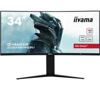 iiyama G-Master GCB3480WQSU-B1 34 inch 180Hz Curved WQHD Pro-Gaming Display, 0.4ms (MPRT) VA LCD with FreeSync™ Premium Pro, 3440x1440, 2 x HDMI, 2 x DisplayPort, Height Adjustable Stand
