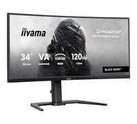 iiyama G-Master Black Hawk GCB3482WQSU-B1 Curved 1500R 34 Inch VA LED Gaming Monitor UWQHD HDMI DP USB 3.2 USB-C 0.6ms 120Hz HDR400 FreeSync Premium Height Adjustment Black