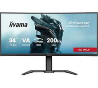 iiyama G-Master GCB3484WQSU-B2 34 inch 200Hz Curved UWQHD, 0.4ms, FreeSync Premium, 2 x HDMI, 1 x DisplayPort, 2 x USB 3.2, 2 x USB-C (7.5W), HAS