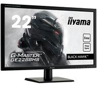 iiyama G-Master GE2288HS-B1 21.5" TN LCD, 75Hz, 1 ms, FreeSync™ , Full HD 1920x1080, 250 cd/m² Brightness , 1 x HDMI, 1 x DVI, 2 x 1W Speakers