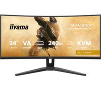 iiyama G-Master GCB3486WQSCP-B1 34 inch 240Hz Curved UWQHD, 0.4ms, FreeSync Premium, 3440x1440, 2x HDMI (2.1), 1x DP, 1x Type-C (Dock 95W PD), KVM, 2 x USB 3.2, 1 x USB-C, Height Adjustable Stand