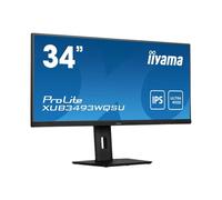 iiyama ProLite XUB3493WQSU-B5 computer monitor 86.4 cm (34") 3440 x 1440 pixels UltraWide Quad HD LED Black