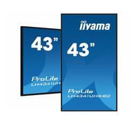 iiyama LH4341UHS-B2 Signage Display 108 cm (42.5") LCD 500 cd/m 4K Ultra HD Built-in processor Android 8.0 24/7