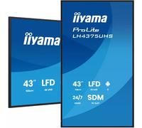 iiyama LH4375UHS-B2AG Signage Display Digital signage flat panel 108 cm (42.5") LCD Wi-Fi 500 cd/m 4K Ultra HD Black Built-in processor Android 11 24/7