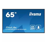 iiyama LH6560UHS-B2AG Signage Display Digital A-board 163.8 cm (64.5") LED Wi-Fi 500 cd/m 4K Ultra HD Black Built-in processor Android 11 24/7
