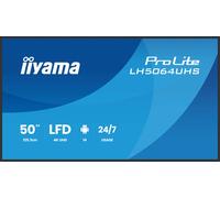 iiyama Prolite LH6564UHS-B1AG Digital Signage Display VA LED Panel 4K UHD HDMI USB-C USB 2.0 RS-232c RJ45 Android 14 OS iiSignage² WiFi Media Player 24/7 Anti-Glare Black
