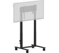 iiyama Double column electric floor lift on wheels for monitors up to