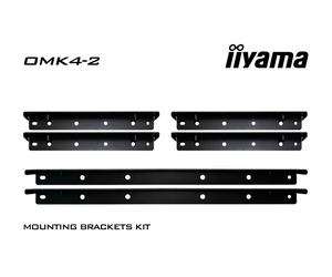 iiyama OMK4-2 Mounting Bracket Kit for iiyama Open Frame TF49/55/65_39UHSC Displays