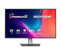 iiyama ProGraphic HB3201UHSNP-B1 31.5" 4K Ultra HD IPS Black 60Hz 4ms USB-C Height Adjustable Monitor with Speakers - Matte Black