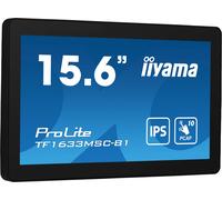 iiyama ProLite TF1633MSC-B1 computer monitor 39.6 cm (15.6") 1920 x 1080 pixels Full HD Touchscreen Black