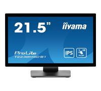 iiyama ProLite T2238MSC-B1 computer monitor 54.6 cm (21.5") 1920 x 1080 pixels Full HD LED Touchscreen Black