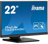 iiyama ProLite T2254MSC-B1AG computer monitor 54.6 cm (21.5") 1920 x 1080 pixels Full HD LED Touchscreen Black