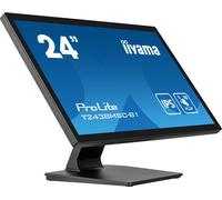iiyama ProLite 23.8” 10pt Optical Bonded PCAP touchscreen monitor with IPS panel technology, edge-to-edge glass design, anti-fingerprint coating and metal housing