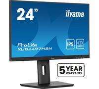 iiyama ProLite 24" IPS technology panel with USB-C dock and RJ45 (LAN)