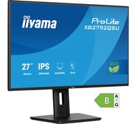 iiyama ProLite 27” IPS QHD panel with 4-side slim bezel, with B energy class and height adjustable stand