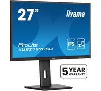 iiyama ProLite 27” IPS technology panel with 1ms MPRT, 100Hz refresh rate, USB-Hub and height adjustable stand