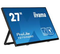 iiyama ProLite 27” Optical Bonded PCAP 10pt IPS Touchscreen monitor with edge-to-edge glass, active stylus support (MPP 2.0), anti-fingerprint coating and a flexible stand
