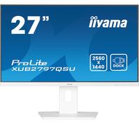 iiyama ProLite 27” QHD IPS technology panel with USB hub and 100Hz refresh rate and 150mm height adjustable stand