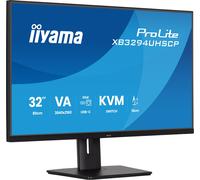 iiyama ProLite 32” 4K VA panel with USB-C Dock (95W), KVM Switch, LAN and PiP/PbP