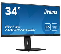 iiyama ProLite XUB3493WQSU-B5 computer monitor 86.4 cm (34") 3440 x 1440 pixels UltraWide Quad HD LED Black