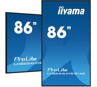 iiyama ProLite 86" 4K UHD Professional Digital Signage 24/7 display featuring Android OS, FailOver and Intel® SDM slot