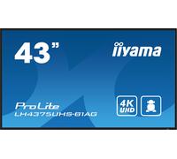 iiyama ProLite Digital signage flat panel 108 cm (42.5") LCD Wi-Fi 500 cd/m² 4K Ultra HD Black Built-in processor Android 11 24/7