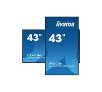 iiyama ProLite Digital signage flat panel 108 cm (42.5") LCD Wi-Fi 500 cd/m² 4K Ultra HD Black Built-in processor Android 11 24/7