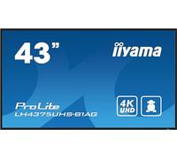 iiyama ProLite Digital signage flat panel 108 cm (42.5") LCD Wi-Fi 500 cd/m² 4K Ultra HD Black Built-in processor Android 11 24/7