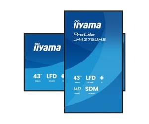 iiyama ProLite LH4375UHS-B2AG 43'' 4K Signage Display with Android 11, 500 cd/m², 24/7 Operation & SDM Slot