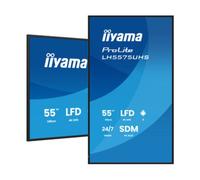 iiyama ProLite LH5575UHS-B2AG 55'' 4K Signage Display with Android 11, 500 cd/m², 24/7 Operation & SDM Slot.