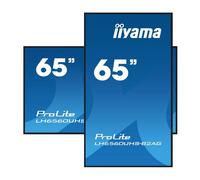 iiyama 65" 4K UHD professional digital signage display with advan