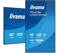 iiyama ProLite LH6575UHS-B2AG 65" 4K digital signage display with 24/7 uptime, Android OS, Signal FailOver function and an Intel® SDM slot
