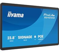iiyama Prolite S2425AS-B1P Full HD IPS Signage Display Android | 60.5 cm, 23.8 inches, HDMI, USB-C, USB2.0/3.2, RJ45, PoE, iiSignage², WiFi, Bluetooth, 3H, AntiGlare, Haze 25%, 24/7, VESA