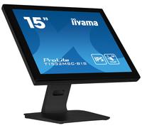 iiyama ProLite T1532MSC-B1S computer monitor 38.1 cm (15") 1024 x 768 pixels XGA LCD Touchscreen Black