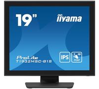 iiyama ProLite T1932MSC-B1S computer monitor 48.3 cm (19") 1280 x 1024 pixels Full HD LED Touchscreen Tabletop Black