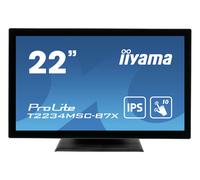 iiyama ProLite T2234MSC-B7X computer monitor 54.6 cm (21.5") 1920 x 1080 pixels Full HD Touchscreen Black