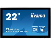 iiyama ProLite T2235MSC computer monitor 54.6 cm (21.5") 1920 x 1080 pixels Full HD LED Touchscreen Tabletop Black