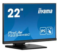 iiyama ProLite T2254MSC-B1AG computer monitor 54.6 cm (21.5") 1920 x 1080 pixels Full HD LED Touchscreen Black