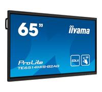 iiyama Prolite TE6514MIS-B2AG 164cm 65" VA LED Large Display 4K UHD 50 Touch Points PureTouch-IR+ HDMI DP USB-C USB3.0/2.0 RS-232c RJ45 HDMI Out 7H OPS Slot WiFi Android OS Anti-Glare 24/7