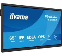 iiyama Prolite TE6515A-B2AG 163.9 cm 65 Inch VA LED Interactive Display 4K UHD 40 Touch Points DeepContrast-IR++ HDMI DP USB-C DP-Alt USB 2.0/3.2 RJ45 WiFi OPS Android 14 Google EDLA PIR NFC AntiGlare