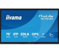 iiyama ProLite TE7515A-B1AG 75" 4K UHD Google EDLA-certified interactive display